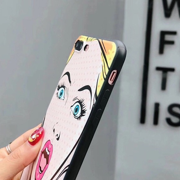 1 LEFT ! NEW iPhone X/XS Pop Art Comic TPU Case - Picture 2 of 4